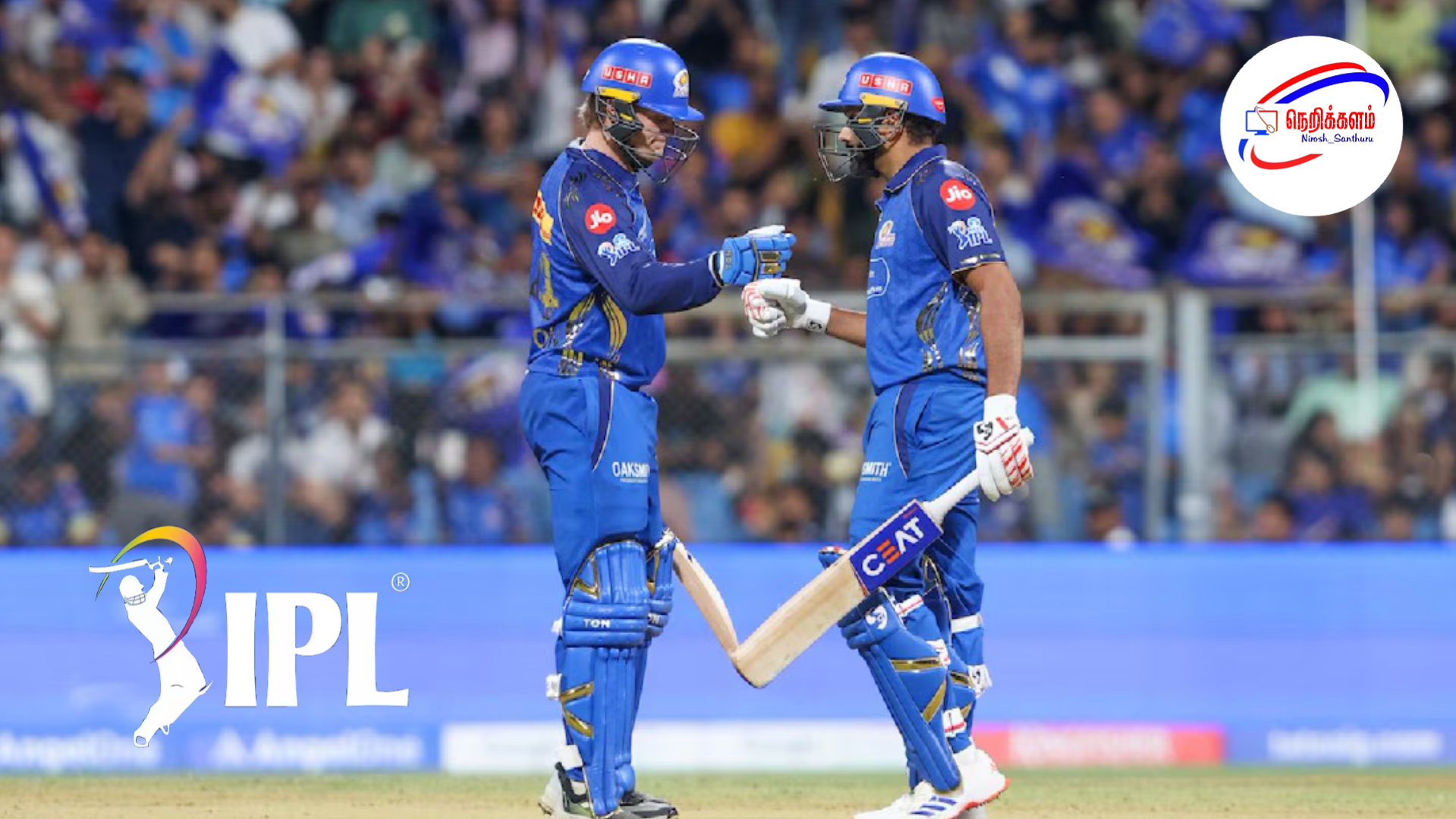 ரோஹித், ரிக்கெல்டன் அதிரடி – கொல்கத்தாவை வீழ்த்தி மும்பை இந்தியன்ஸ் வெற்றி