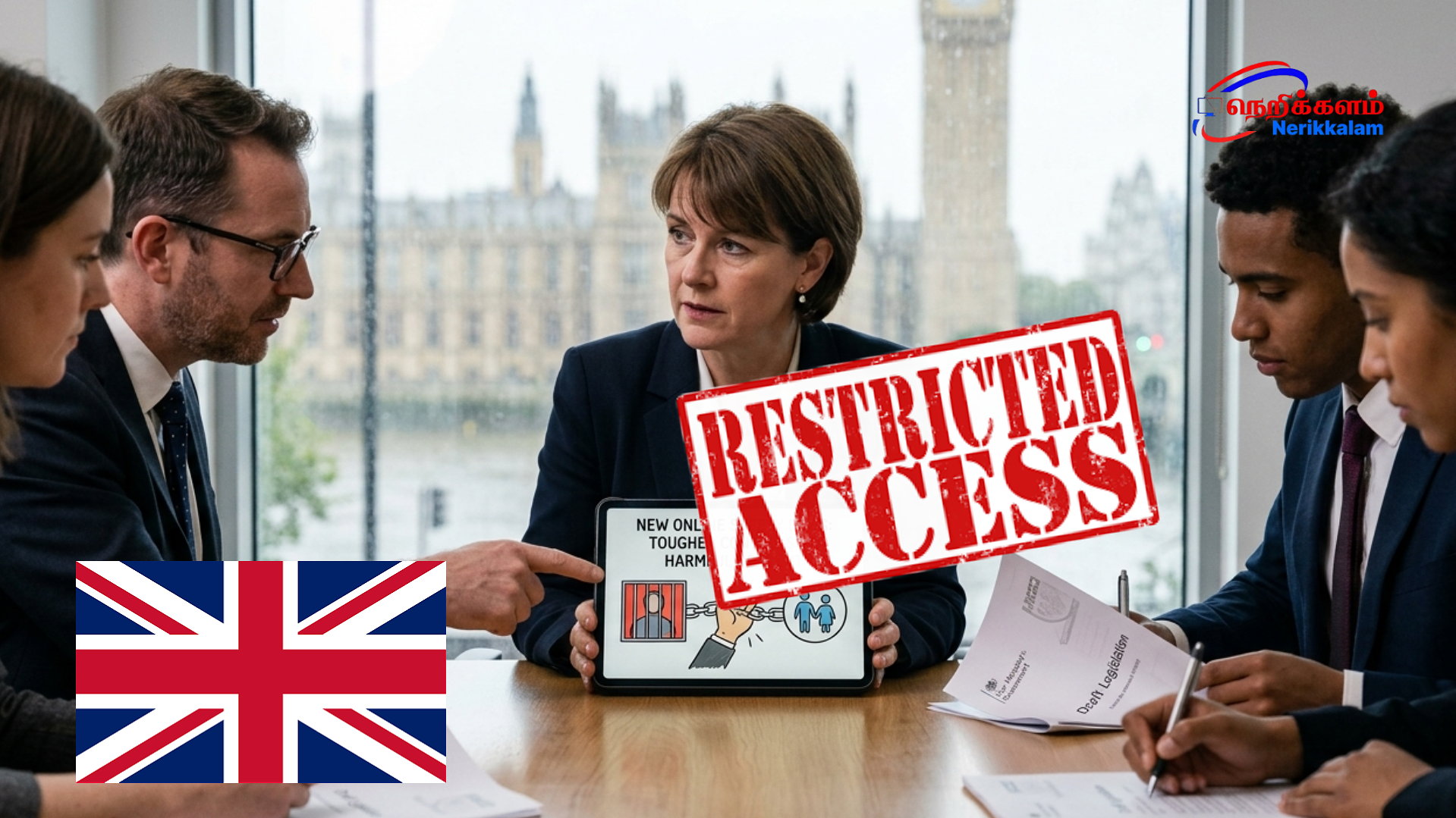 இங்கிலாந்து அரசு புதிய சட்டங்கள், ஆபத்தான ஆபாச உள்ளடக்கத்திற்கு கடும் கட்டுப்பாடு