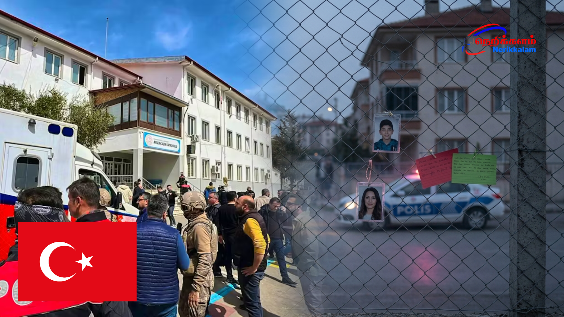 துருக்கி பள்ளியில் எட்டாம் வகுப்பு மாணவர் துப்பாக்கிச்சூடு – பலர் உயிரிழப்பு