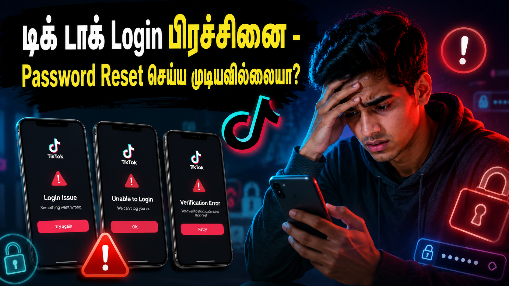 டிக் டாக் Login பிரச்சினை -Password Reset செய்ய முடியவில்லையா?