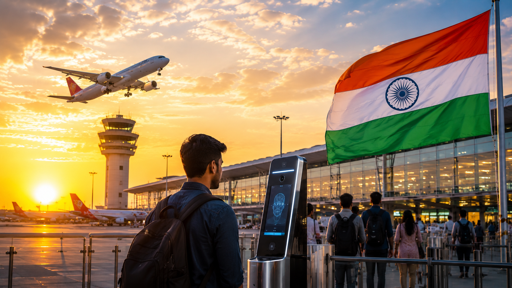 இந்தியா விமான நிலையங்களில் DigiYatra பயோமெட்ரிக் நடைமுறை கட்டாயம்