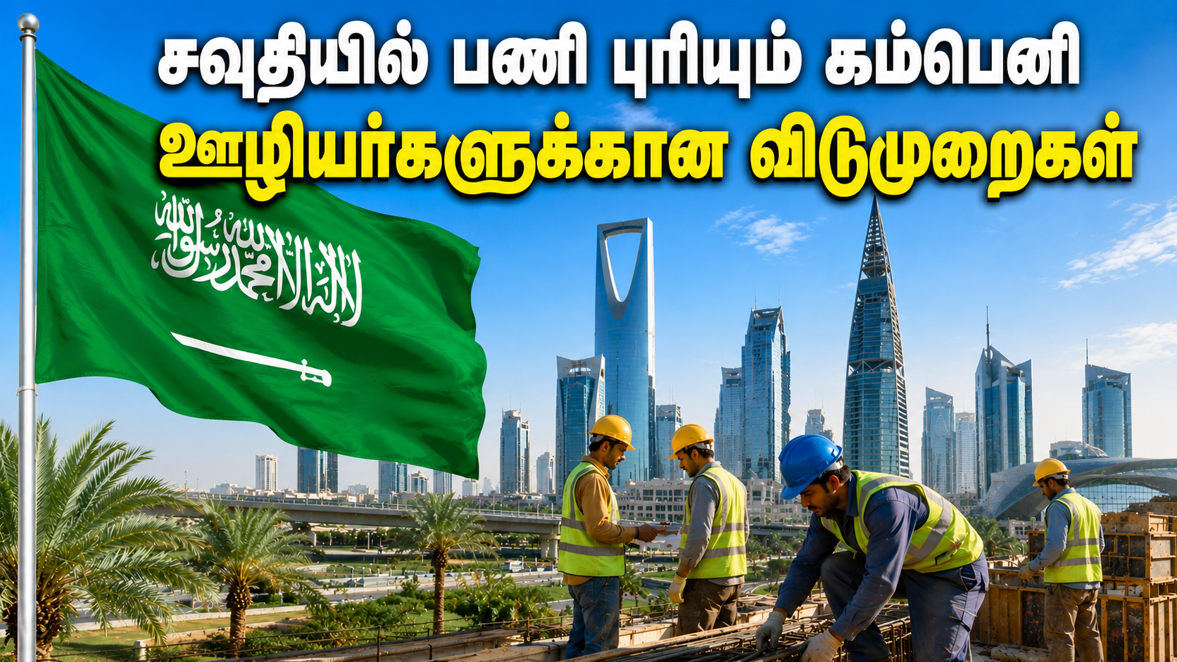 சவுதியில் பணி புரியும் கம்பெனி ஊழியர்களுக்கான விடுமுறைகள்