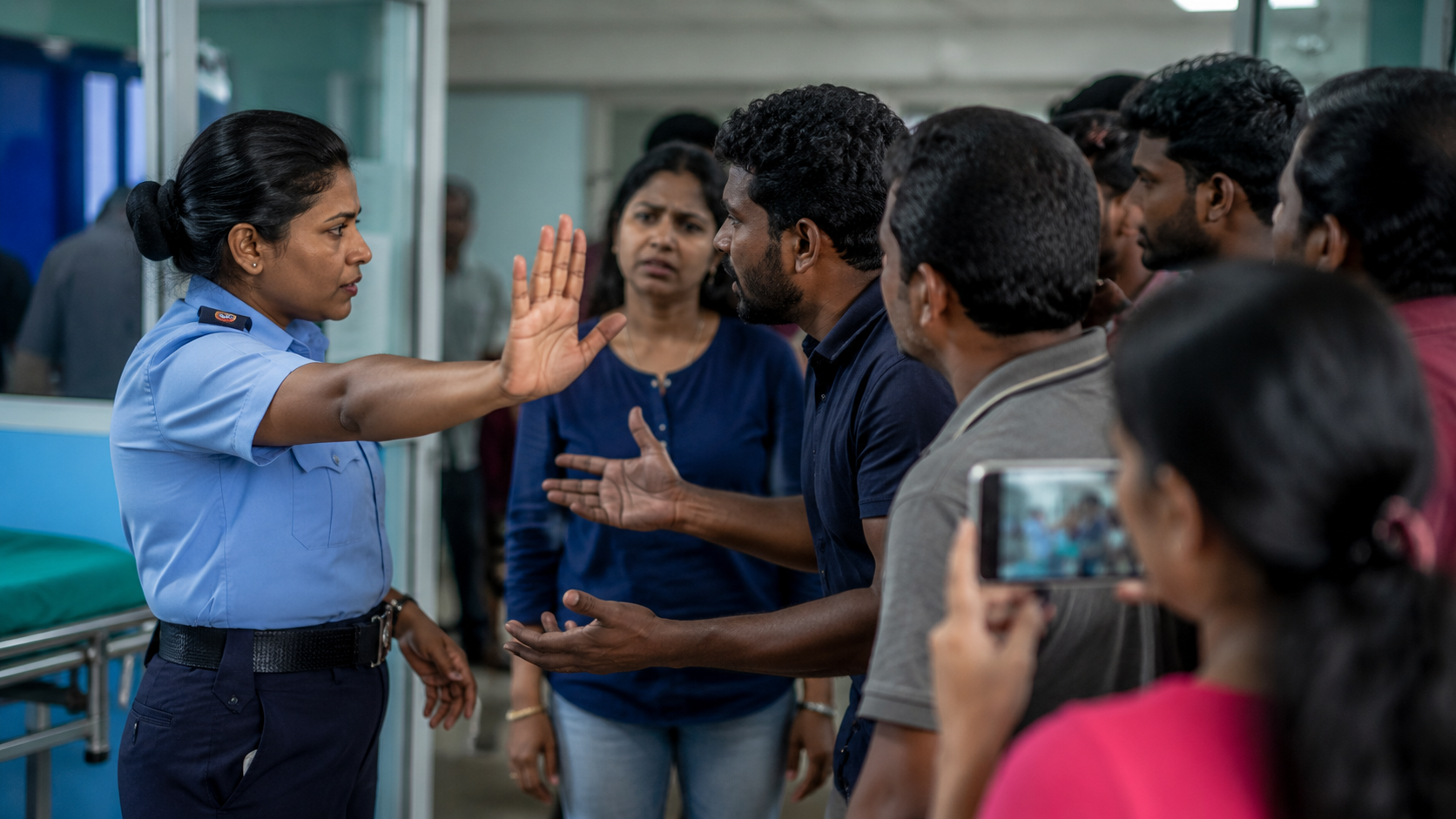 வைத்தியசாலை பாதுகாப்பு உத்தியோகத்தர் மீது தாக்குதல்
