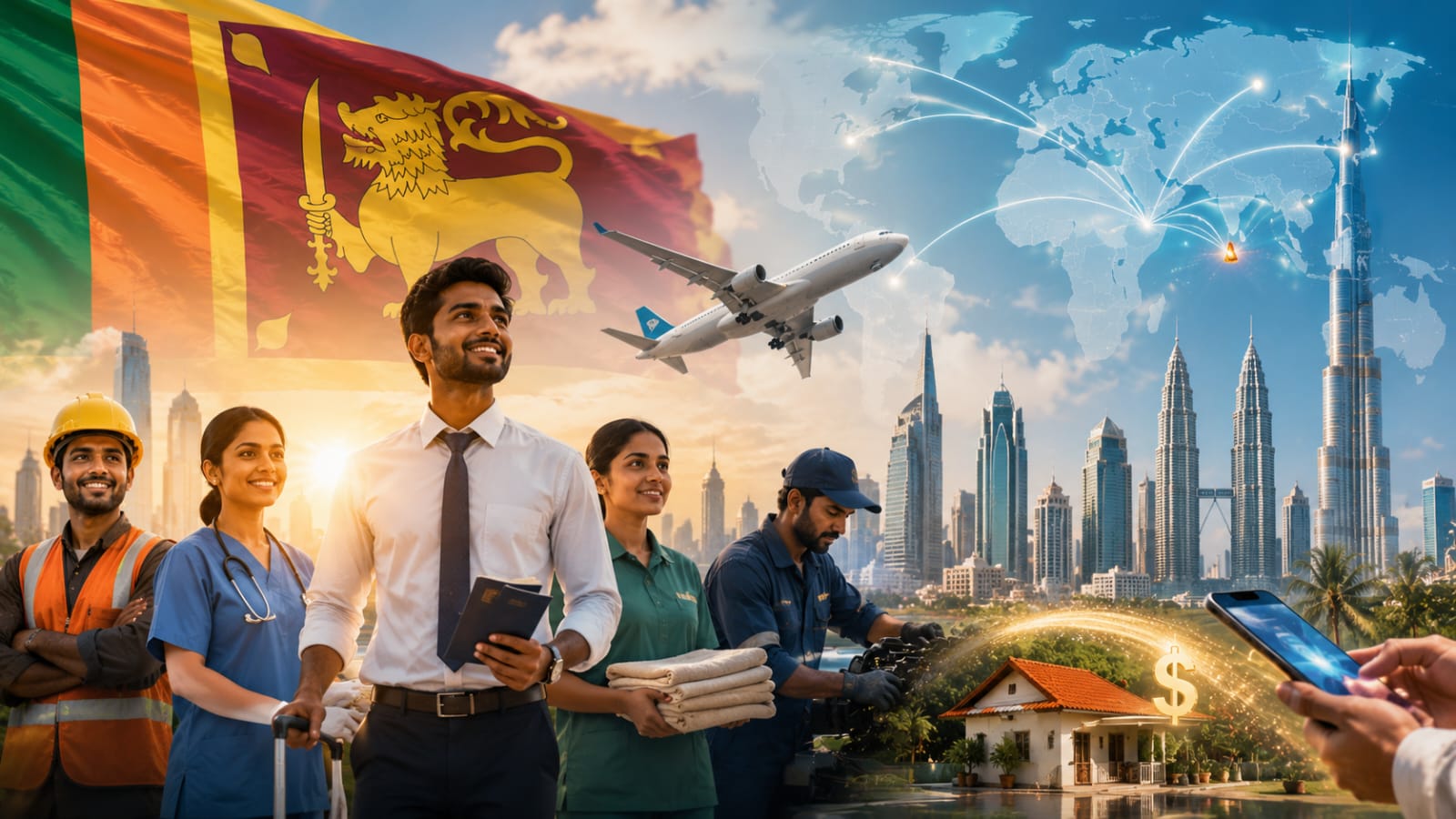 வெளிநாட்டு வேலைவாய்ப்பால் இலங்கைக்கு பெரும் வருமானம் அமைச்சர் வெளியிட்ட புதிய தகவல்